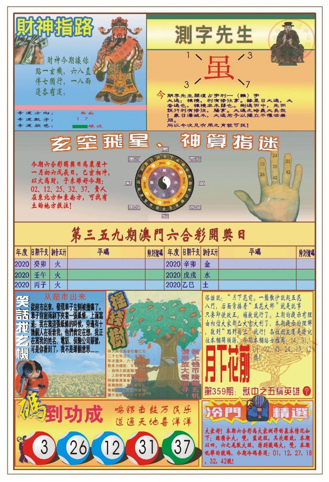 359期(新版)四柱预测B[图]