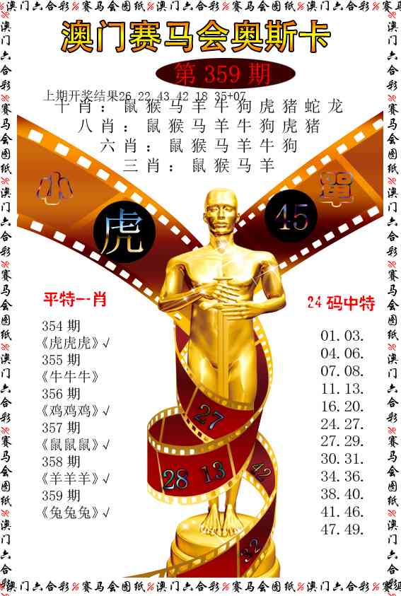 359期新奥斯卡[图]