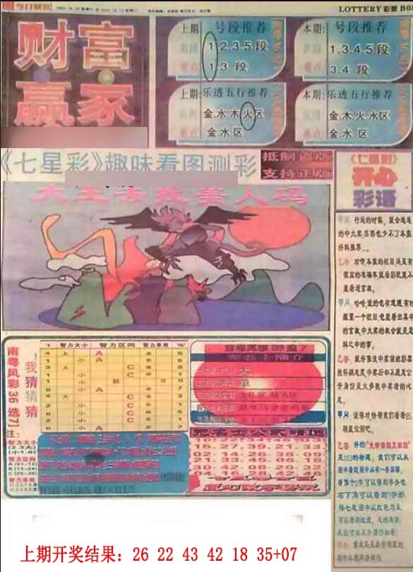 359期七星彩图(高清)[图]