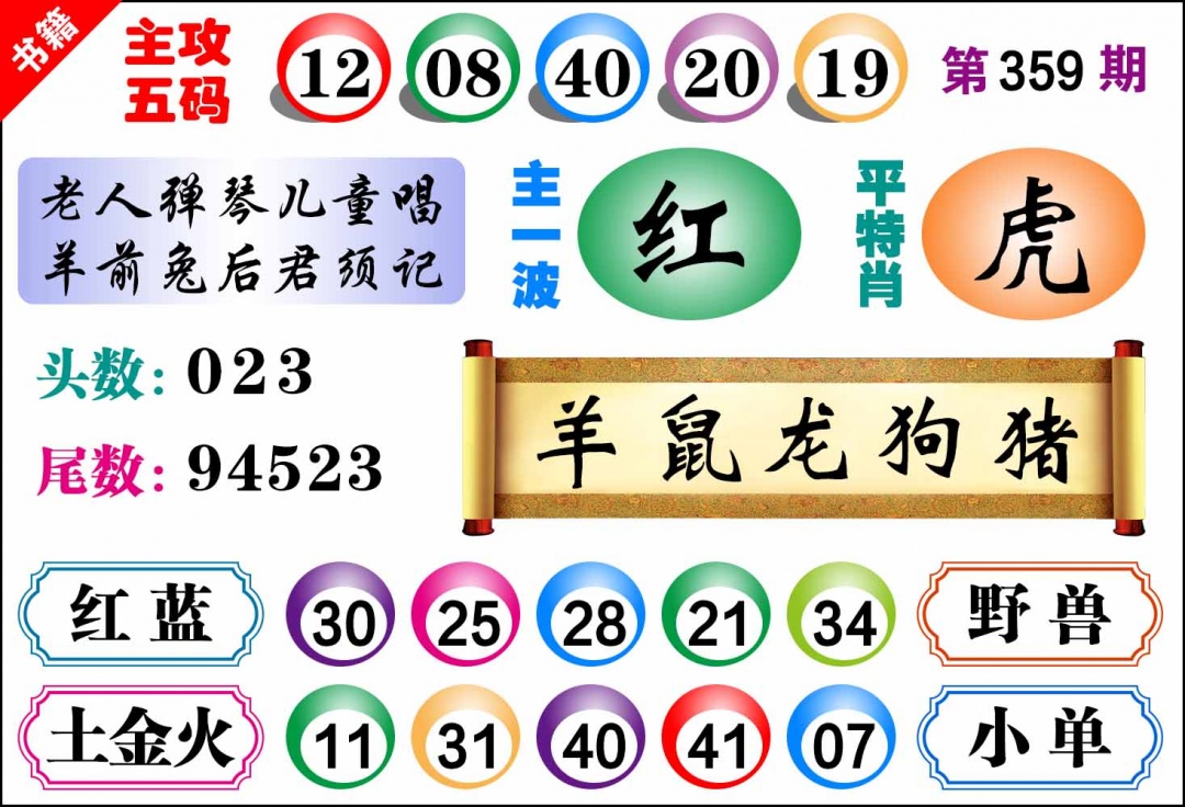 359期澳门主攻五码[图]
