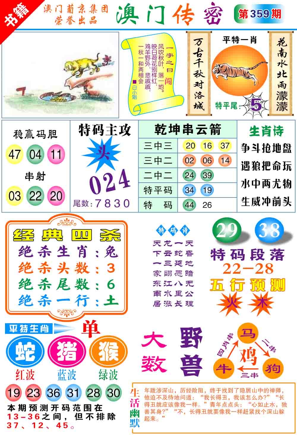 359期澳门传密心水[图]