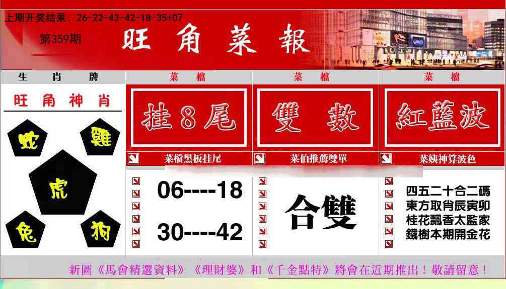 359期旺角菜报[图]