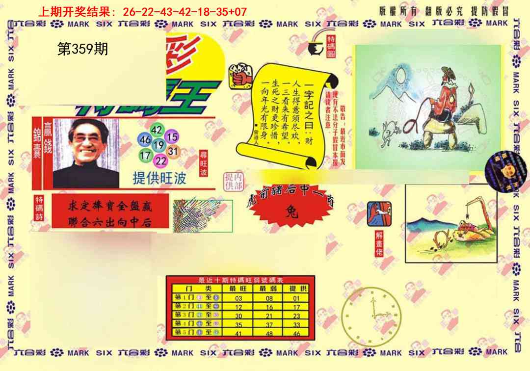 359期心水特码(信封)[图]