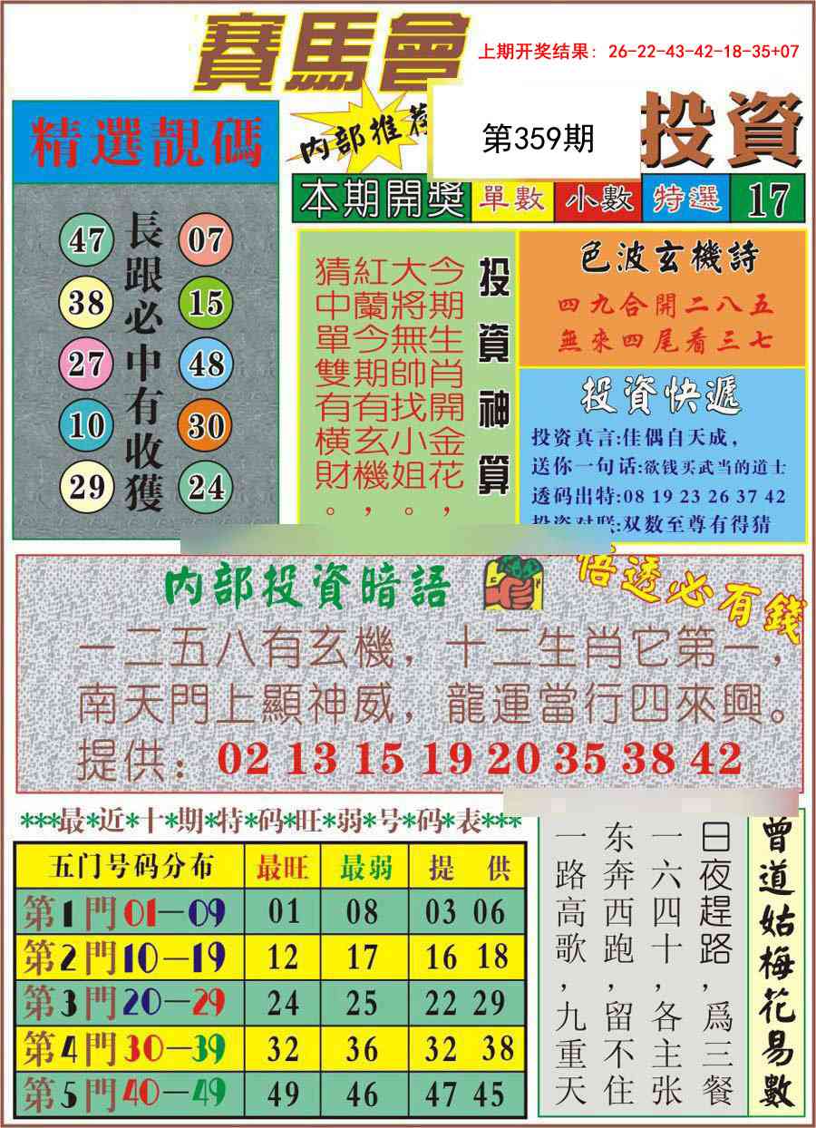 359期马会投资[图]