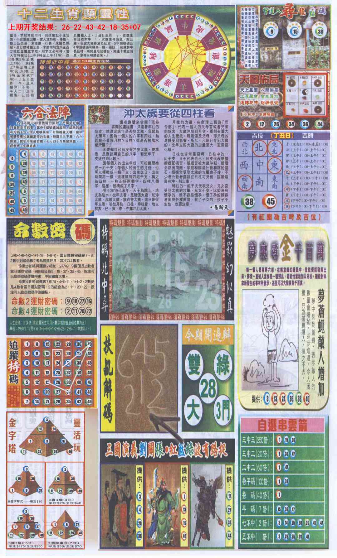 359期新报跑狗-2(背面)[图]