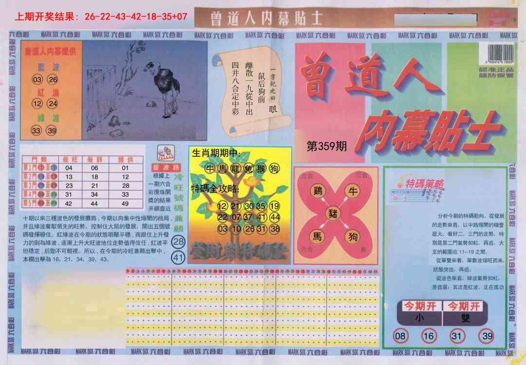 359期曾道人内幕贴士A[图]