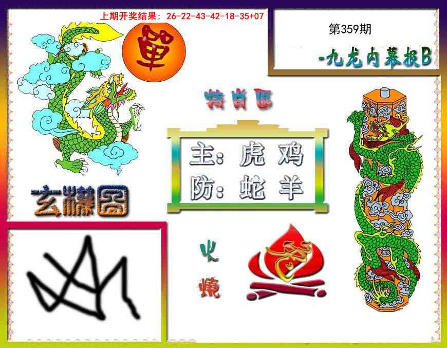 359期九龙内幕特肖图B[图]