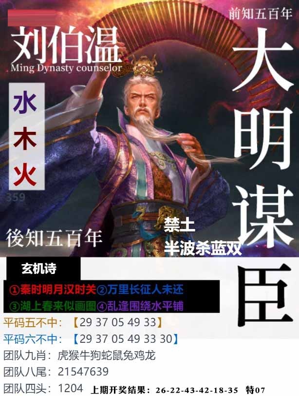 359期大明谋臣[图]