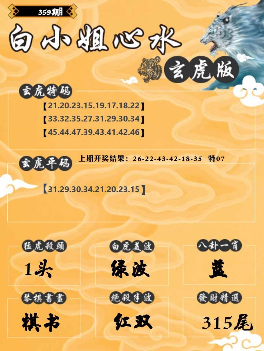 359期白小姐玄虎[图]